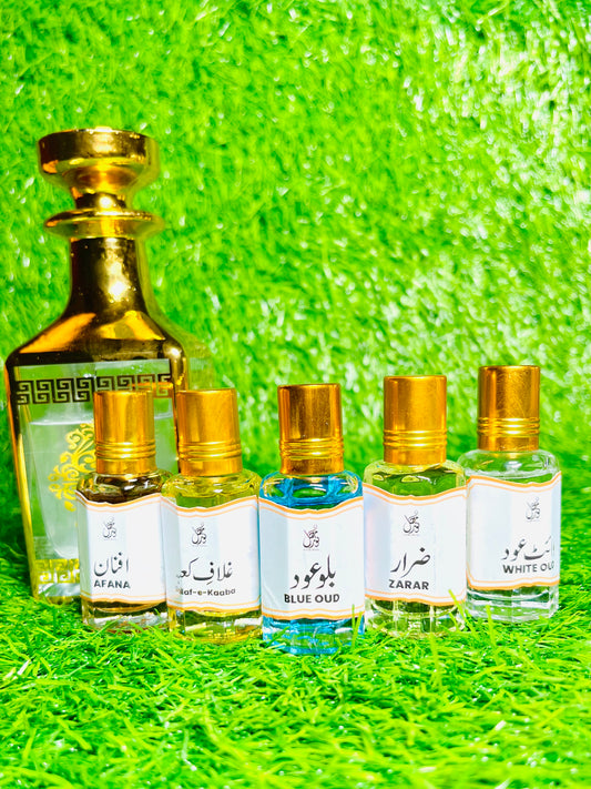 Golden Deal - 5 Luxury Attars In One Exclusive Bundle!